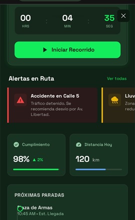 App pasajero Tempo SafeMove